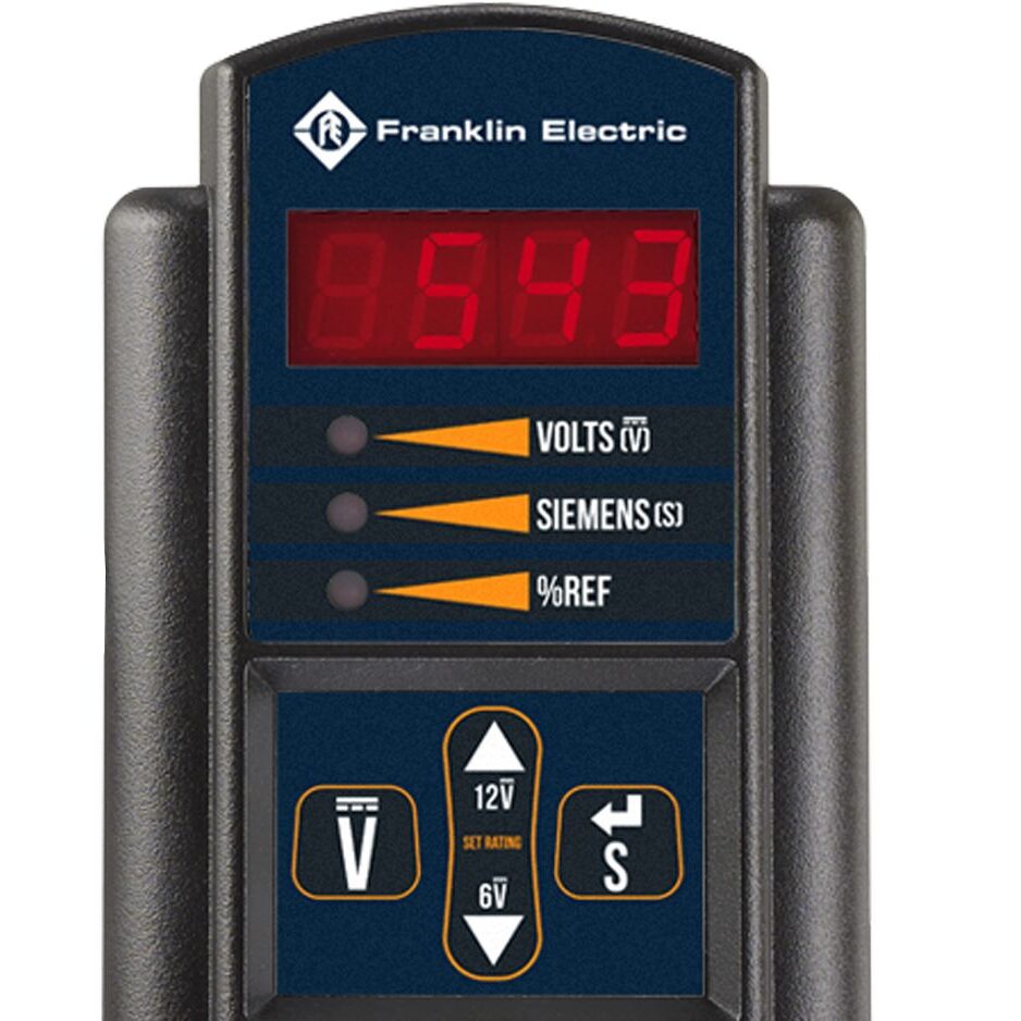 Franklin Electric tester screen